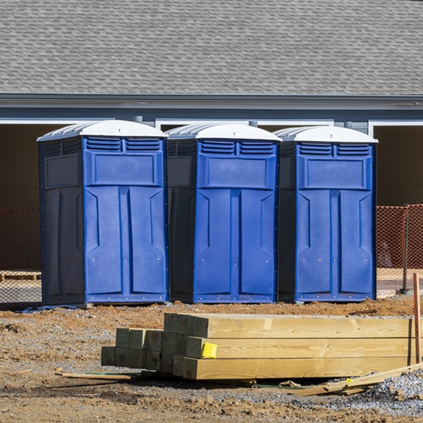 is there a specific order in which to place multiple porta potties in Cove Oregon